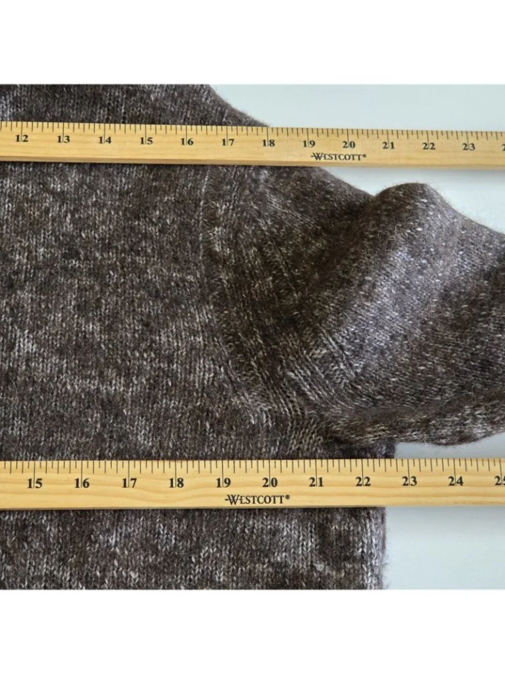 Gap Polo Sweater Men XL Marled Brown Mockneck LS Casual Grandpacore Cottage Edgy